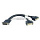 Cable DMS 59 pines macho a DVI dual DVI-I hembra